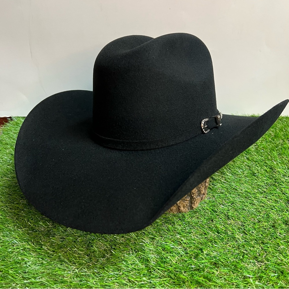 COPY - Mens/Women cowboy cowgirl Western 100X Felt Hat Tejana Vaquera Black Chi…